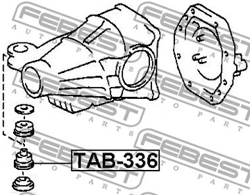 FEBEST TAB-336 LOŽISKO MECHANIZMUS DIFERENCIÁL