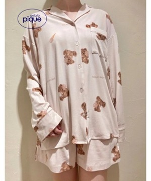 Gelato Pique Pajamas Room Wear Teddy Bear Cute Pr