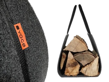 Torba Premium kosz na drewno kominkowe - WELUR