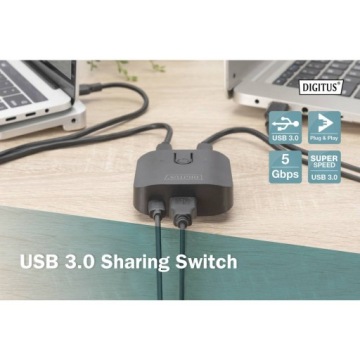 Переключатель USB 3.0 2 компьютера 1 принтер