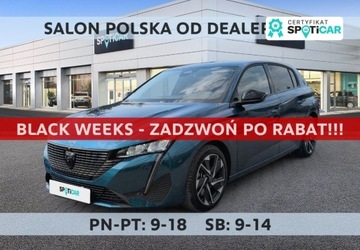 Peugeot 2025 Peugeot 308 1.6 Hybrid PHEV Allure EAT8 180KM SalonPL 2025R Jak Nowy 1.6