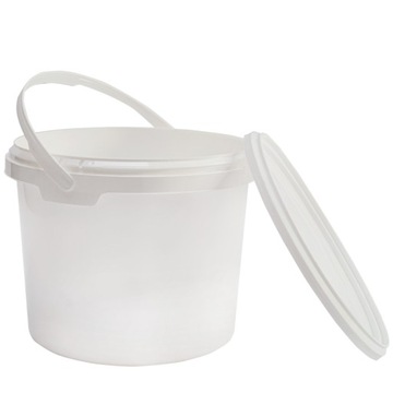 WIADRO PLASTIKOWE UNIWERSALNE DO ŻYWNOŚCI 1l