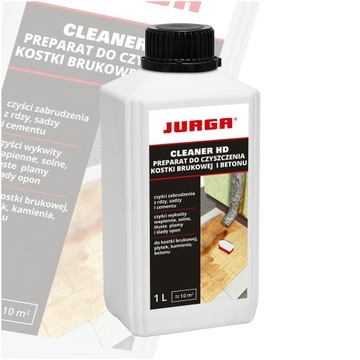 Płyn do Czyszczenia Kostki i Betonu z Mocnych Zabrudzeń CLEANER HD 1L JURGA