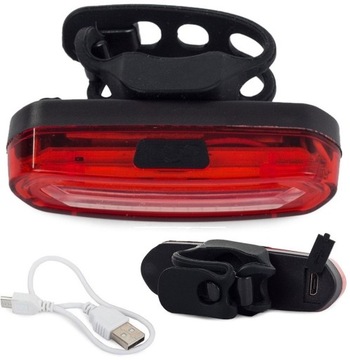 Велосипедный фонарь YQ-Y19, аккумулятор 200 лм Задний велосипедный фонарь