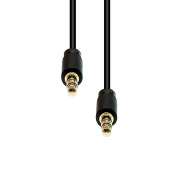 Kabel Mini-Jack ProXtend 3-Pin Slim M-M 5M Czarny