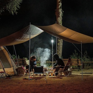 REGULOWANE SŁUPKI DO PLANDEKI TELESKOPOWY ZESTAW 2, DRĄŻKI NAMIOTOWE 2M