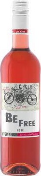 Wino bezalkoholowe be free półsłodkie różowe rose750 ml
