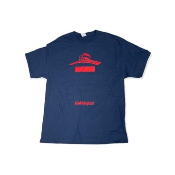 Granatowy t-shirt męski logo USA VOLLEYBALL XL