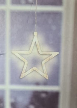 ZAWIESZKA NA OKNO GIRLANDA OŚWIETLENIE ŚWIĄTECZNE