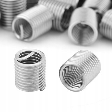 SPRĘŻYNKI NAPRAWY GWINTU M8 X 1,25 X 8MM 100SZT