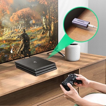 UGREEN ADAPTER AUDIO AUX PRZEJŚCIÓWKA Z USB-A 2.0 DO MINIJACK 3,5MM