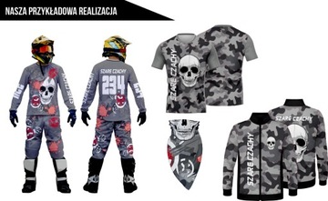 KOMPLET CROSS MOTO QUAD ENDURO MOTOCROSS NADRUK