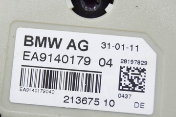 BMW 7 F01 ANTÉNA ZESILOVAČ FILTR TLUMÍCÍ 9140179 3.0 DIESEL 225KW 2012