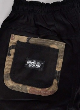 Spodnie 3XL Bossline Combo Joggery Czarne XXXL