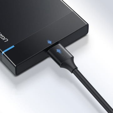 Кабель Micro-B USB 3.0 — USB-C UGREEN US312 1 м (черный)