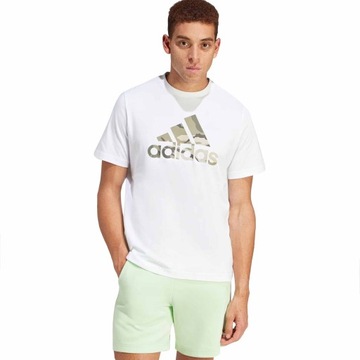 ADIDAS CAMO IN6472 T-SHIRT MĘSKA KOSZULKA BAWEŁNIANA BIAŁA