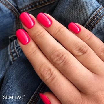 SEMILAC 042 Neon Raspberry UV LED Гибридный лак 7 мл