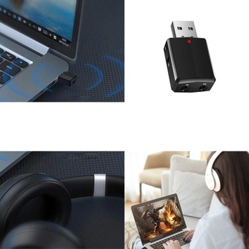 ЗВУКОВОЙ ПРИЕМНИК АДАПТЕР BLUETOOTH USB + AUX