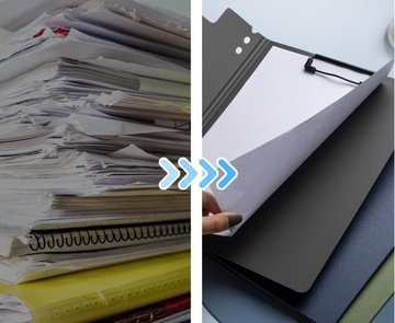 4X ПОРТАТИВНАЯ ПАПКА-ПЕРЕПАЛКА ЗАЖИМНАЯ ДОСКА ДЛЯ ДОКУМЕНТОВ, КРЫШКА ДЛЯ ЗАМЕТОК