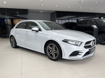 Mercedes Klasa A W177/V177 Hatchback 1.3 200 163KM 2021 Mercedes-Benz Klasa A 200 AMG Line Kamera cofania Ambiente CarPlayAndro, zdjęcie 4