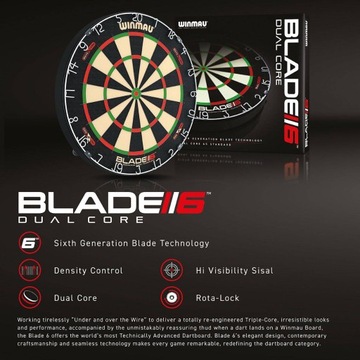 Дартс Winmau Blade 6 Dual Core