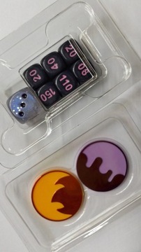 Pokemon kości i znaczniki ETB Paldean Fates