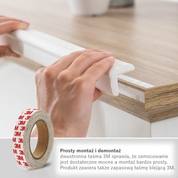 Защита угловых кромок лентами 3M REER длиной 2 м.