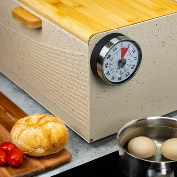 MINUTNIK KUCHENNY NA MAGNES 0-60 MINUT TIMER STOPER CZASOMIERZ KINGHOFF