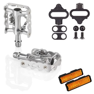 Pedały zatrzask SPD 2w1 platforma XLC PD-S20 bloki