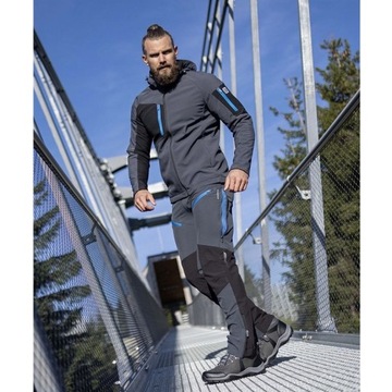 Spodnie Robocze Męskie Softshell Membrana Slim Fit BHP ARDON CITYCONIC 60