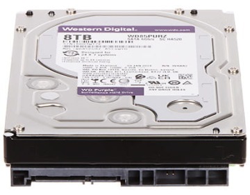 НОВЫЙ WD Purple 8TB WD85PURZ HDD SATA III Мониторинг DVR NVR 24/7