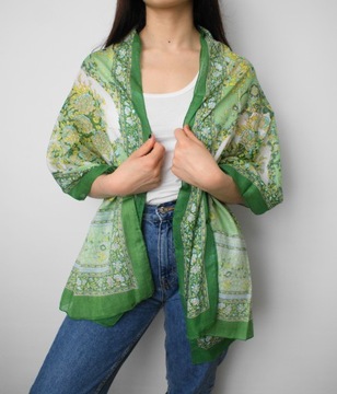 Женский шарф с рисунком, шарф весна/лето.