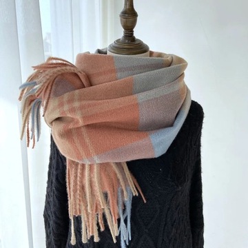 Fashion Imitation Cashmere Classic Vintage Scarf H