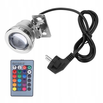 СВЕТИЛЬНИК ПОДВОДНЫЙ С РЕФЛЕКТОРОМ RGB LED БАССЕЙН 12В 10Вт