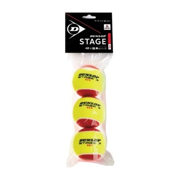 PIŁKI TENISOWE METODYCZNE DUNLOP STAGE 3 3SZT