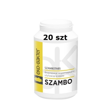 BAKTERIE DO SZAMBA OCZYSZCZALNI 20 SZT. TABLETKI