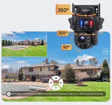 КАМЕРА-ЛОВУШКА GSM СОЛНЕЧНАЯ ОПТИЧЕСКАЯ ЗУМ x20 8MP ДВЕ БЕРИНГОВСКИЕ ЛИНЗЫ