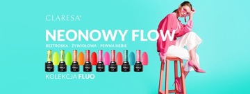 Гибридный лак для ногтей CLARESA HIT FLUO #3 NEON