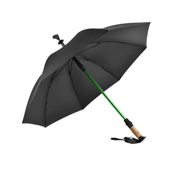 Laski z parasolem z trzciny cukrowej Parasol z kijkami trekkingowymi,