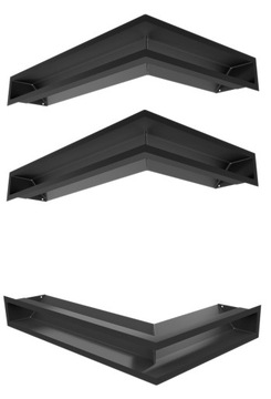 KRATKA KOMINKOWA LUFT NAROŻNA 600x400x90 3 SZT WERSJA PRAWA KPL