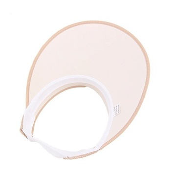 Summer Empty Top Straw Hat for Women Outdoor Beach Sunscreen Visor Cap Fema