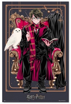 PLAKAT HARRY POTTER I HEDWIGA DYNASTY ANIME 61x91,