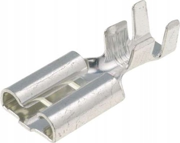 KONEKTOR PIN 9,5 ŻEŃSKI NASUWKA Z ZACZEPEM 4-6mm2