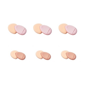 6 X (Multi) Face Powder Foundation Puff Gąbka do