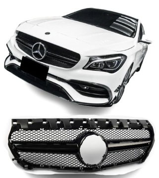 Grill Czarny CLA C117 200 250 220 180 CLA45 AMG
