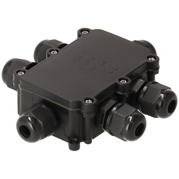 Коробка электрощитовая герметичная с дросселями 6х IP68 наружная с кубом.