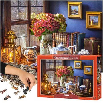 Puzzle 500 elementów Tea Time - Czas na herbatę 9+