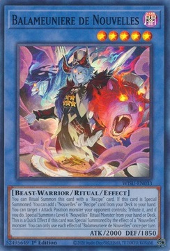Yu-Gi-Oh! TCG: Balameuniere de Nouvelles (WISU)