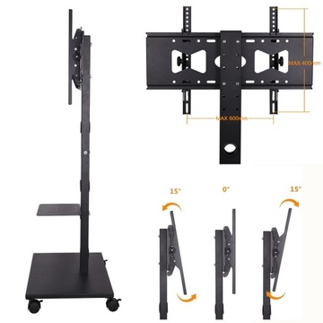 Podłogowy STOJAK pod telewizor Stojak TV z półkami