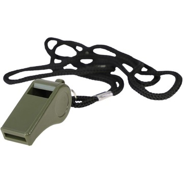 EDC Судейская сигнализация Свисток для мяча Громкий ремешок DOMINATOR из АБС-пластика Оливковый